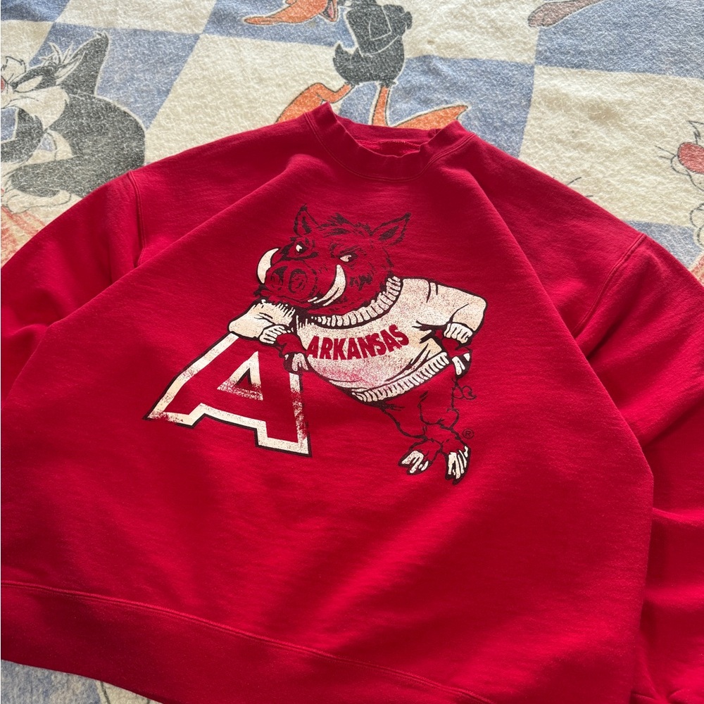 Vintage Arkansas razorbacks crewneck - Picture 2 of 2